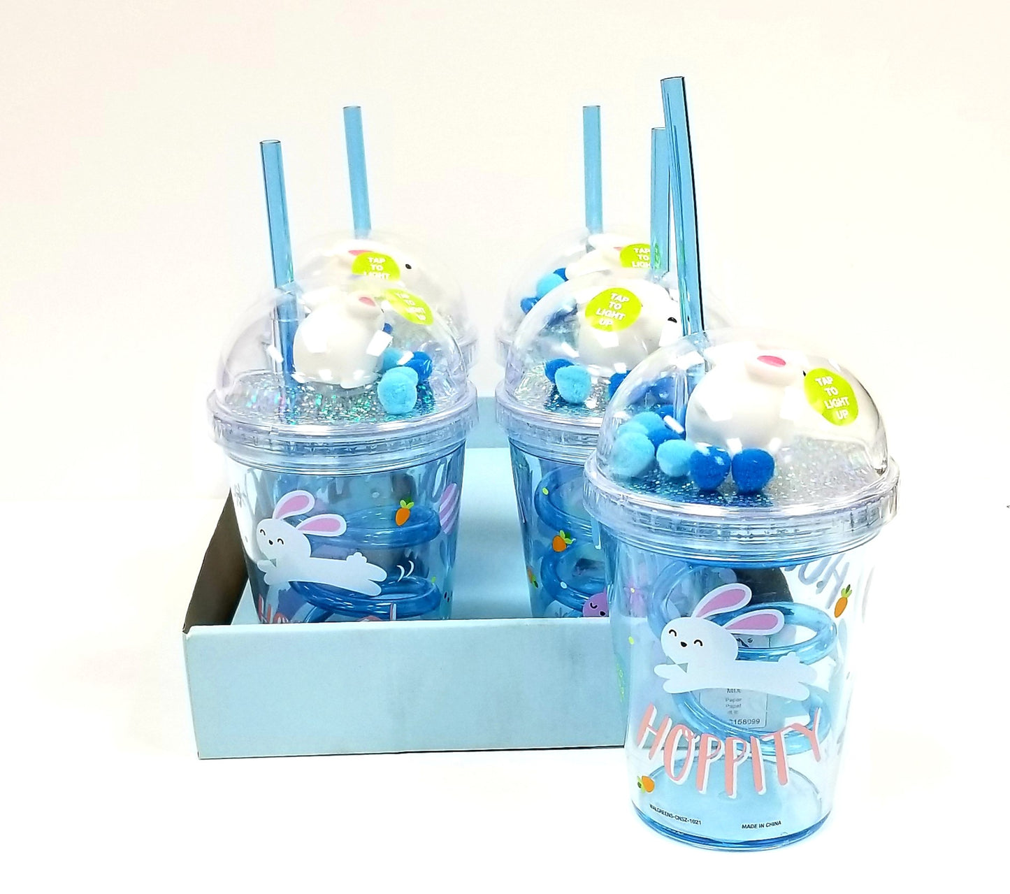 Cup With Cap & Straw With Bunny Lighting