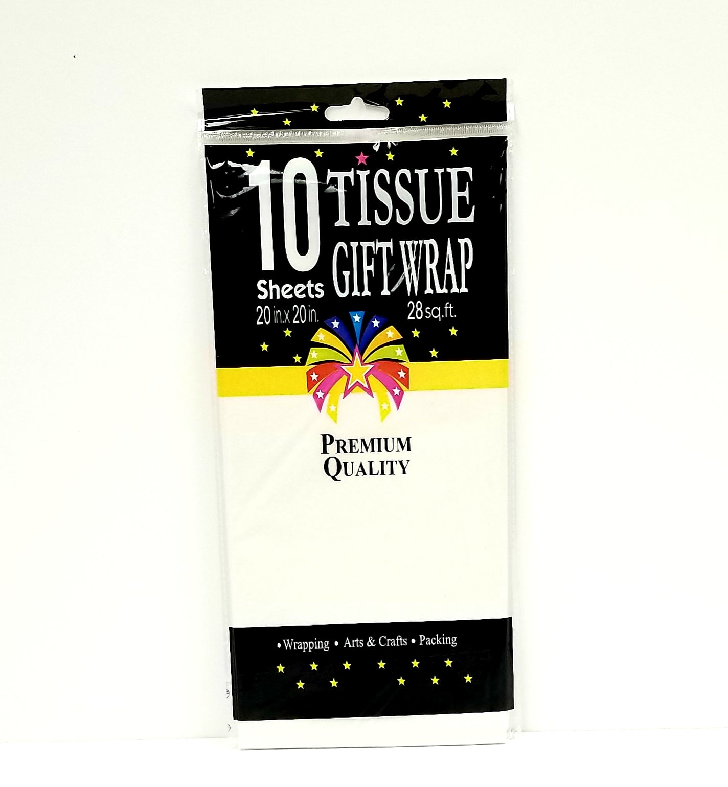 Tissue Gift Wrap 10 Sheets 20inx20in 28sq.ft