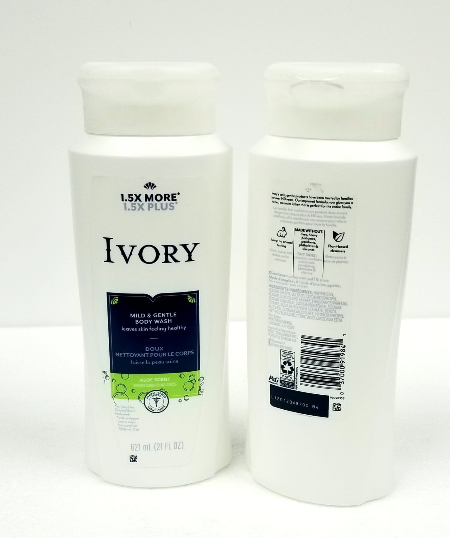 Ivory Body Wash Aloe 21oz (621ml)