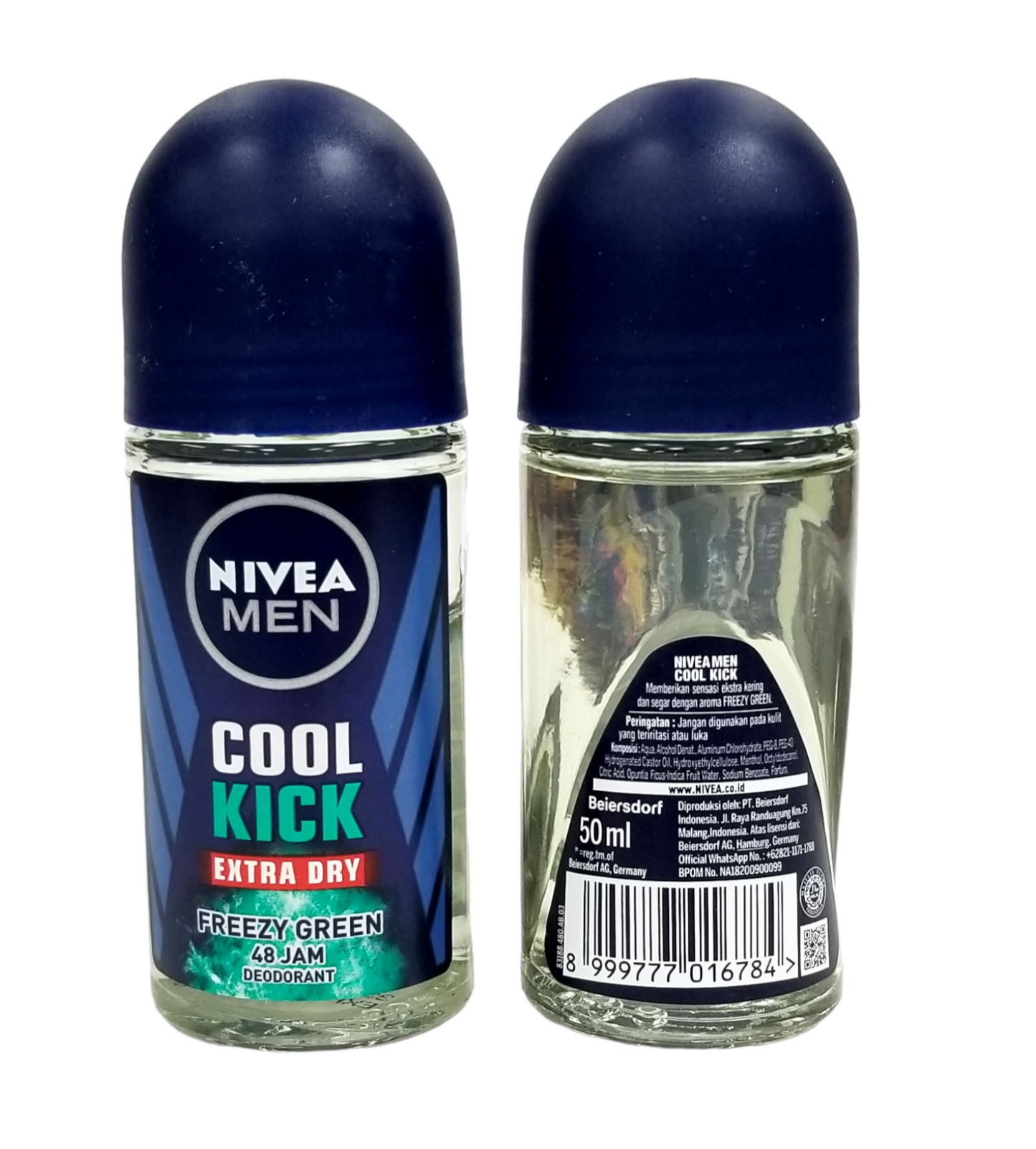 Nivea Roll On Men COOL KICK FREEZY GREEN 1.7oz (50ml)