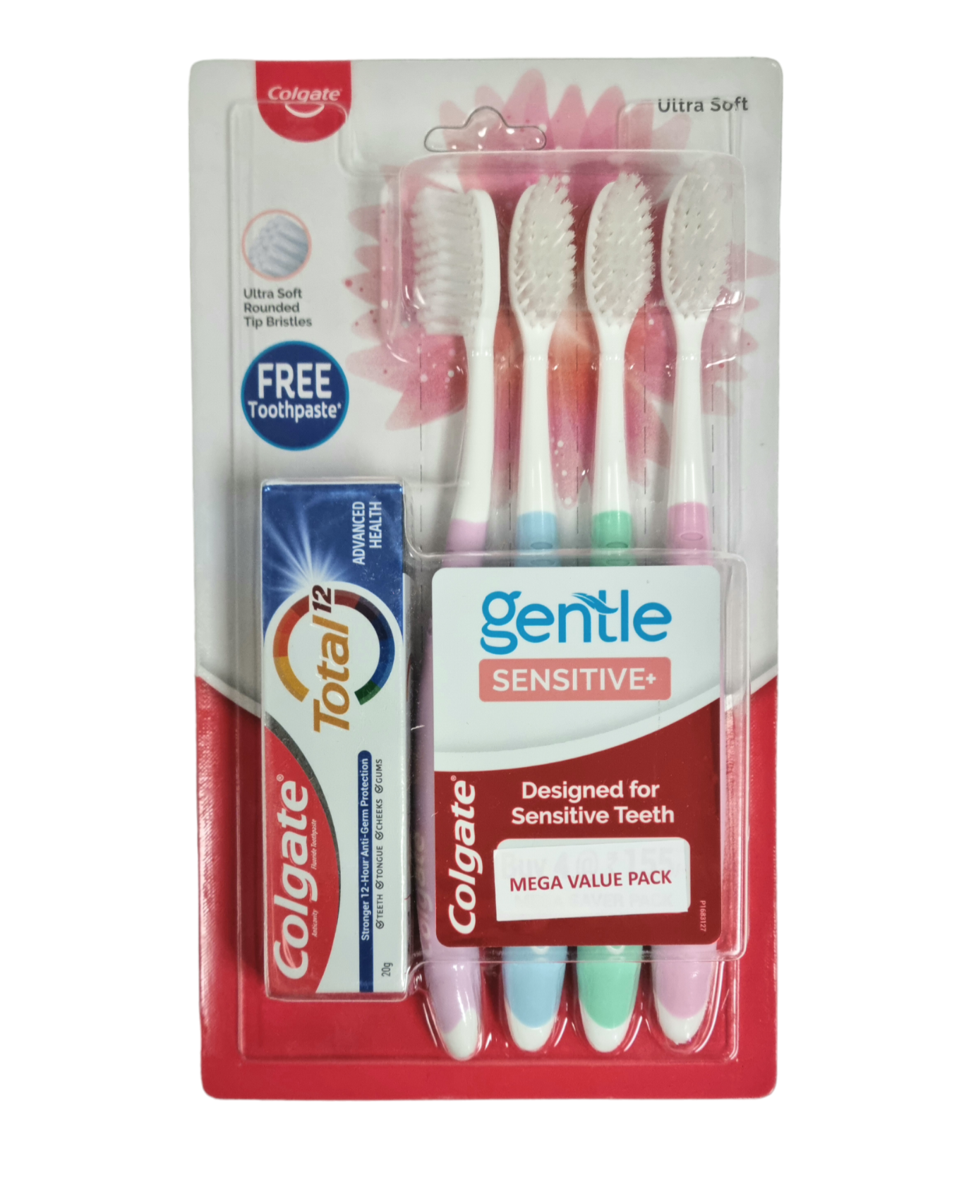 Colgate Gentle Sensitive Mega Value Pack Ultra Soft 4pk