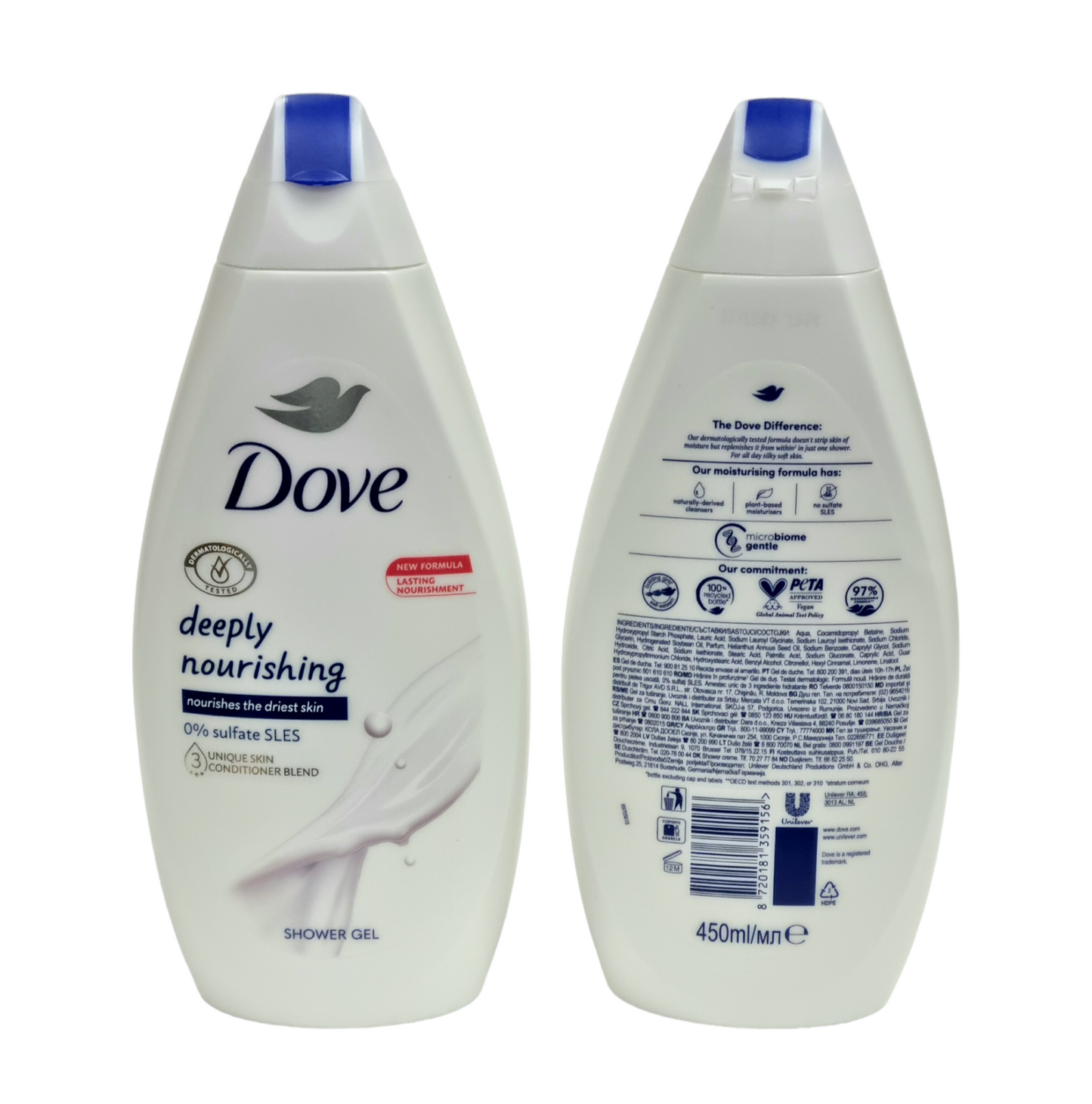 Dove Shower Gel Deeply Nourishing 450ml