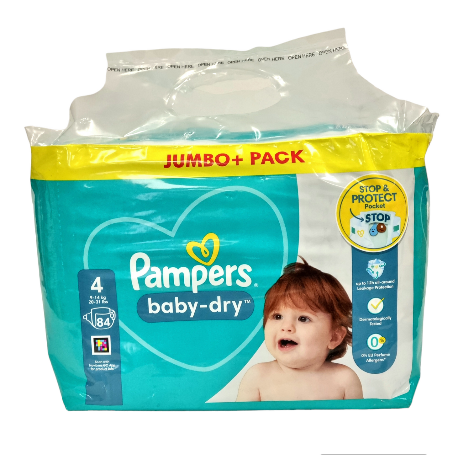 Pampers Baby Dry Diapers Jumbo Pack 84pcs Size 4