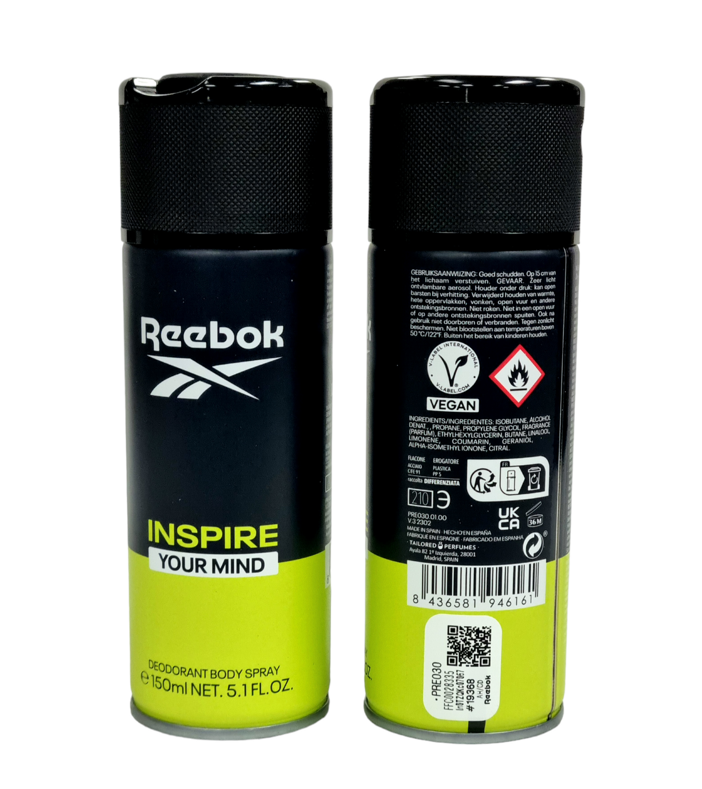 Reebok Body Spray Inspire Your Mind Men 150ml