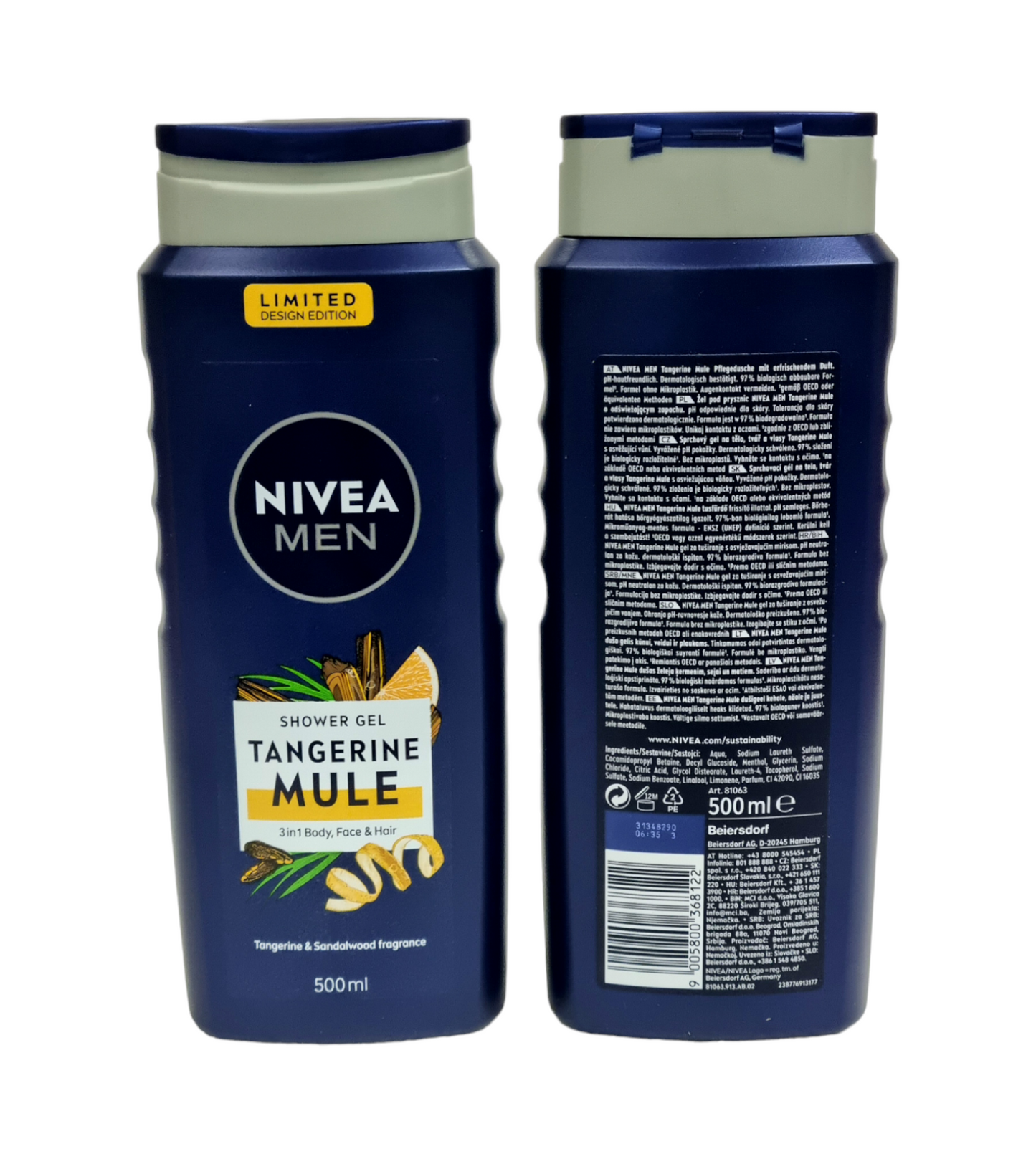Nivea Men Shower Gel Tangerine Mule 500ml