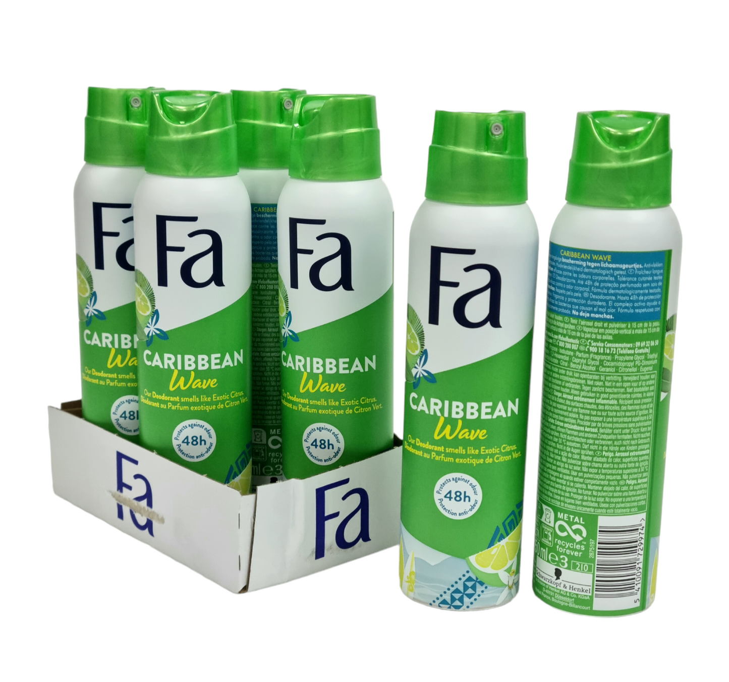 Fa Deo Spray Caribbean Lemon Wave 150ml