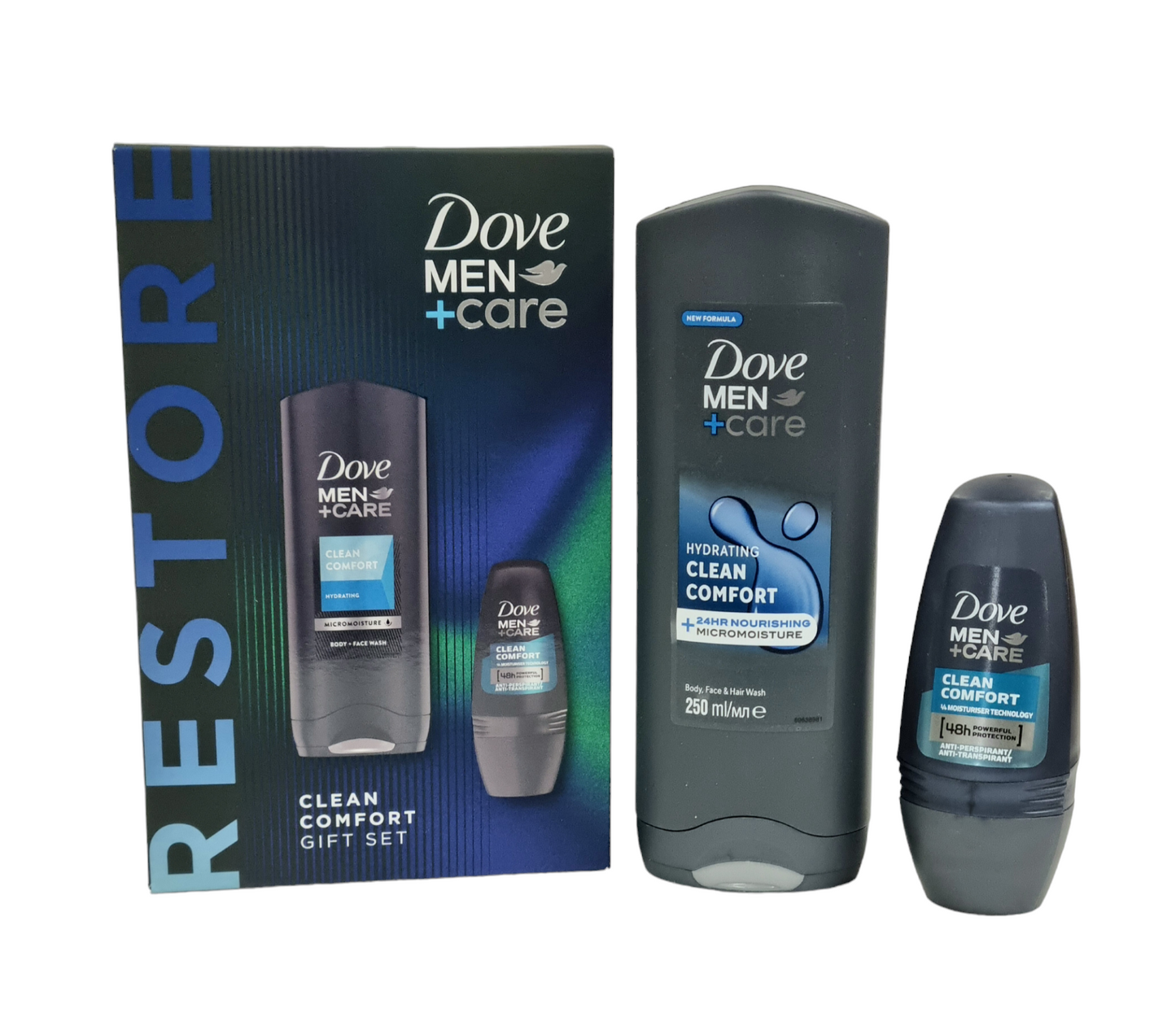 Dove Men+Care Giftset 2pcs