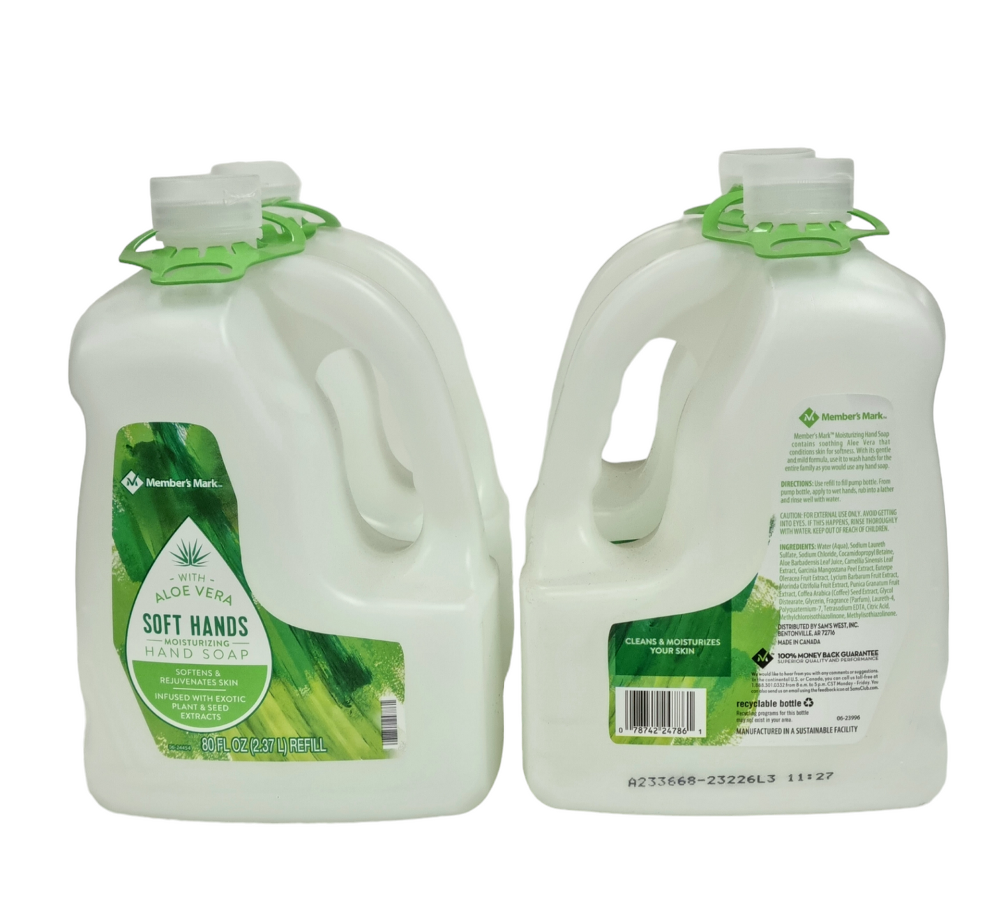 Members Mark Aloe Vera Liquid Hand Soap 2x80oz