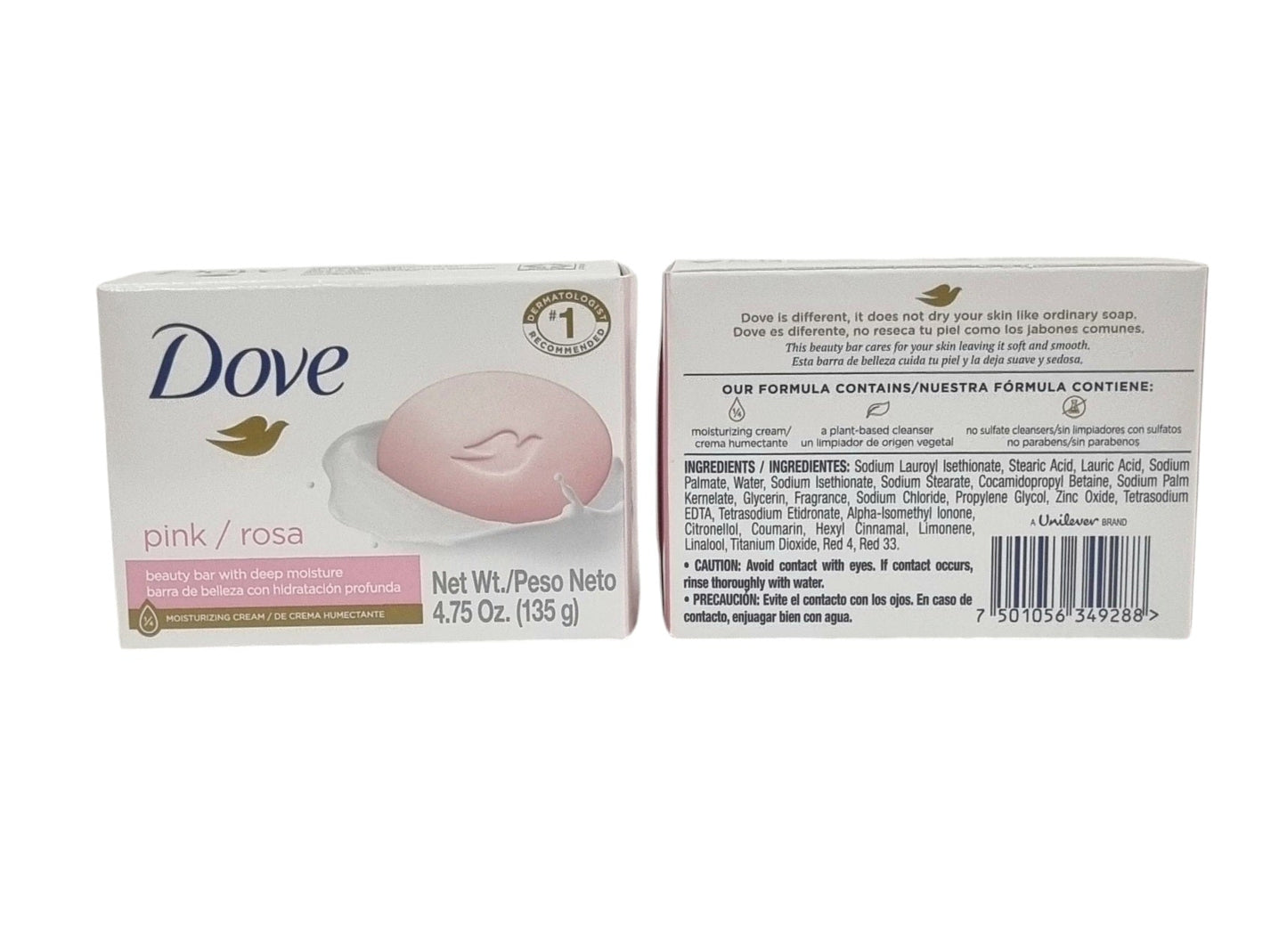 Dove Bar Soap Pink 135g