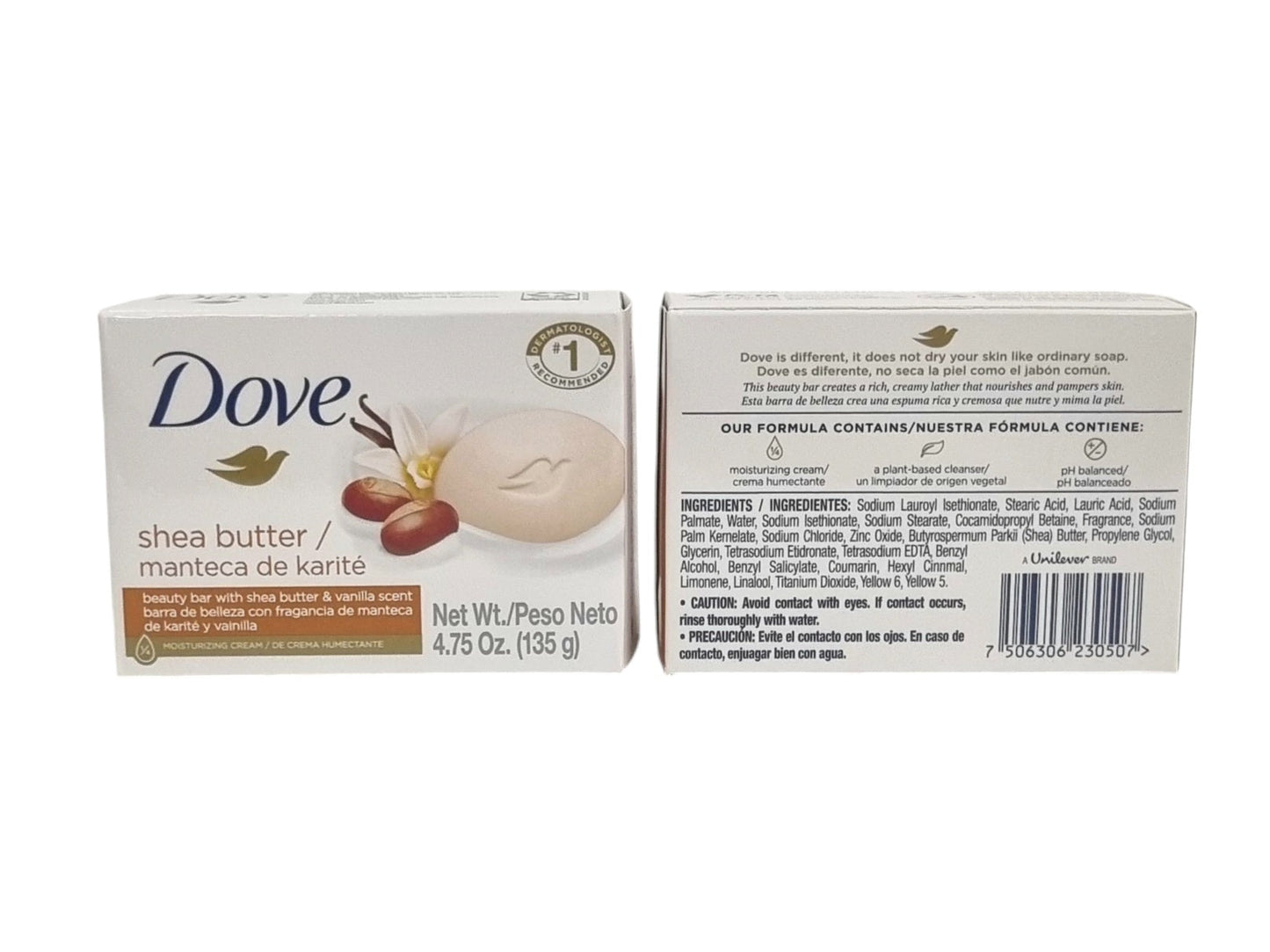 Dove Bar Soap Shea Butter 135g