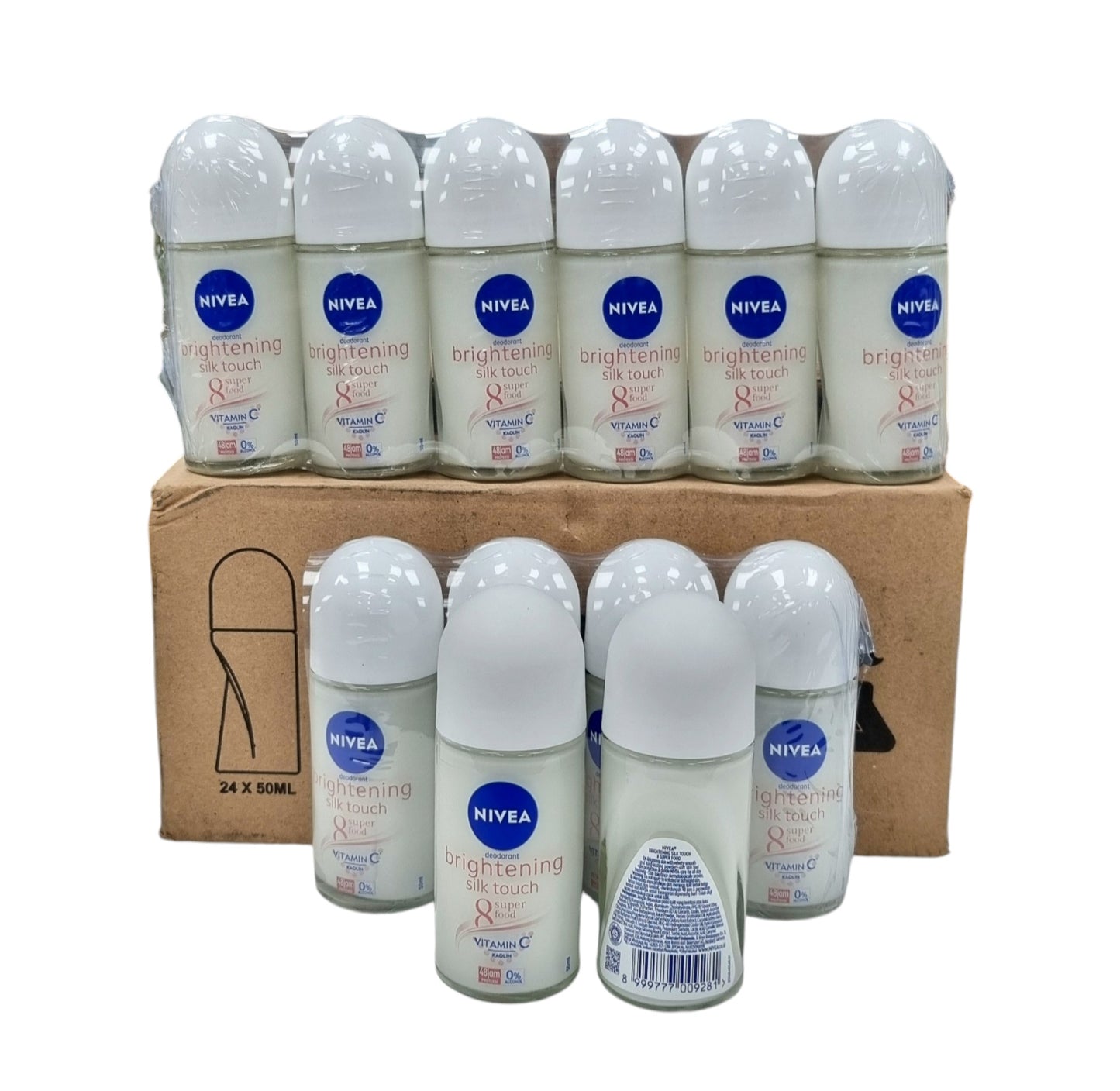 Nivea Roll On Brightening Silk Touch 1.7oz (50ml)