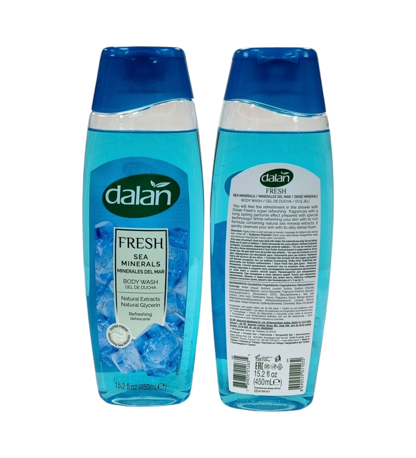 Dalan Body Wash Fresh Sea Minerals 15.2 fl oz(450ml)