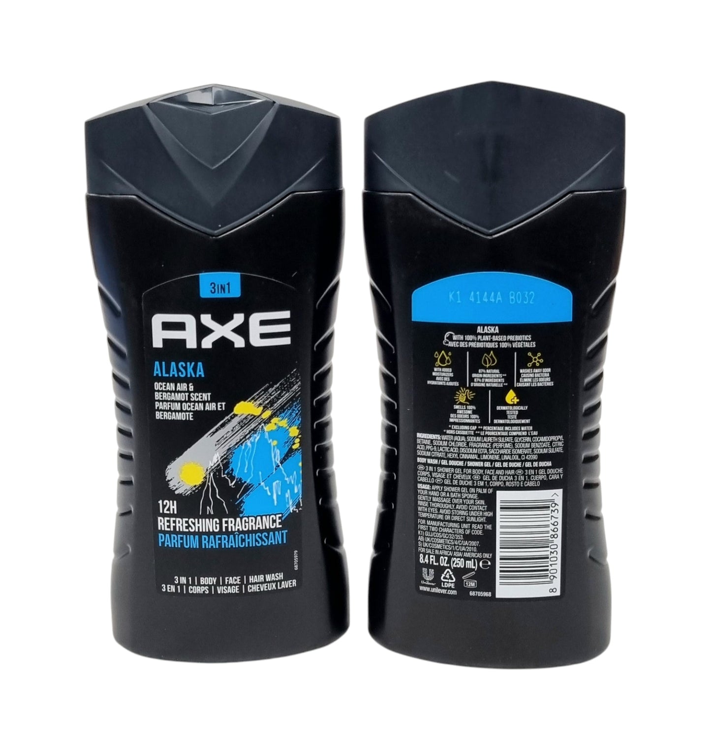 AXE Shower Gel Alaska 3 in 1 250ml