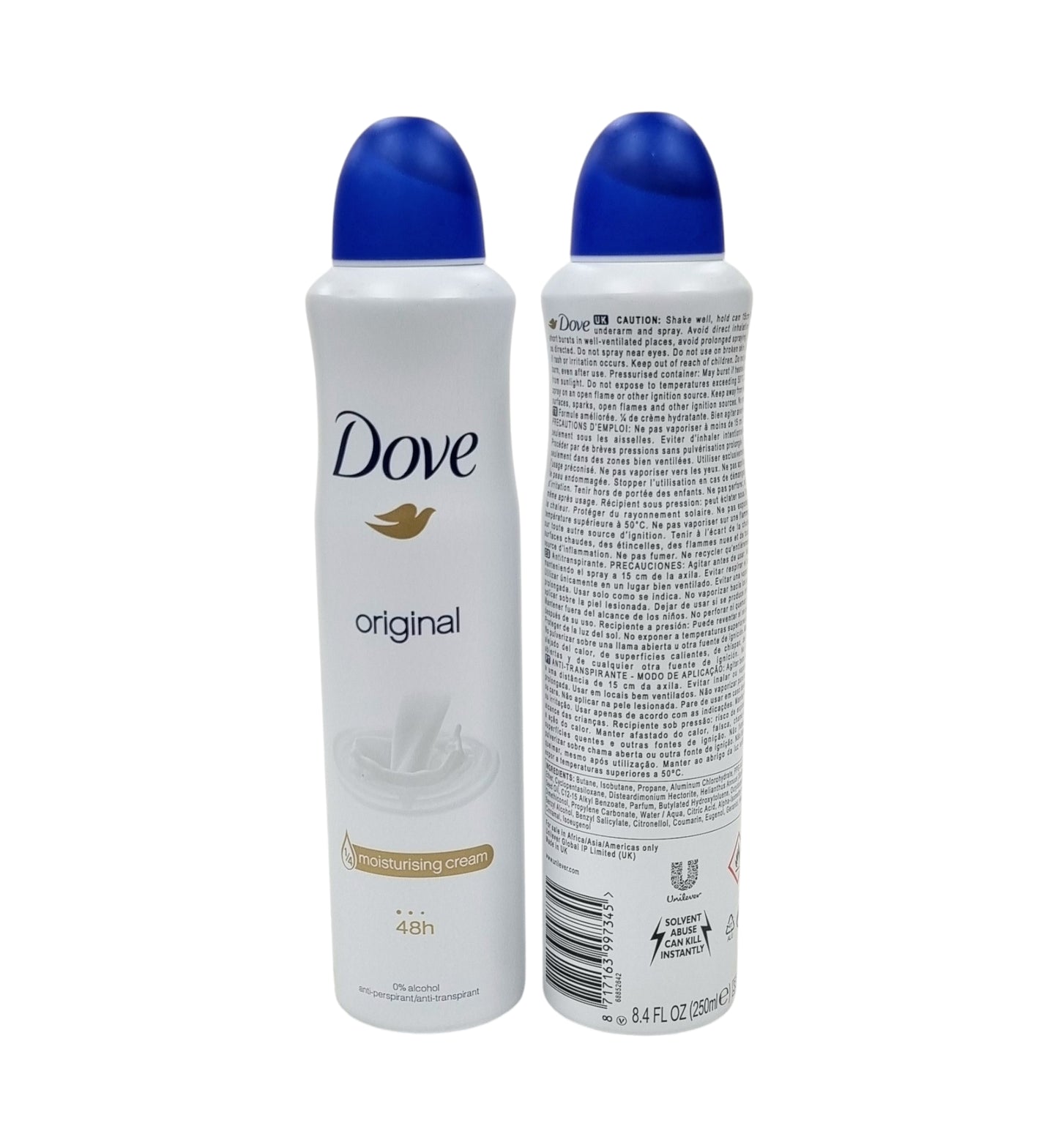 Dove Body Spray Original 250ml