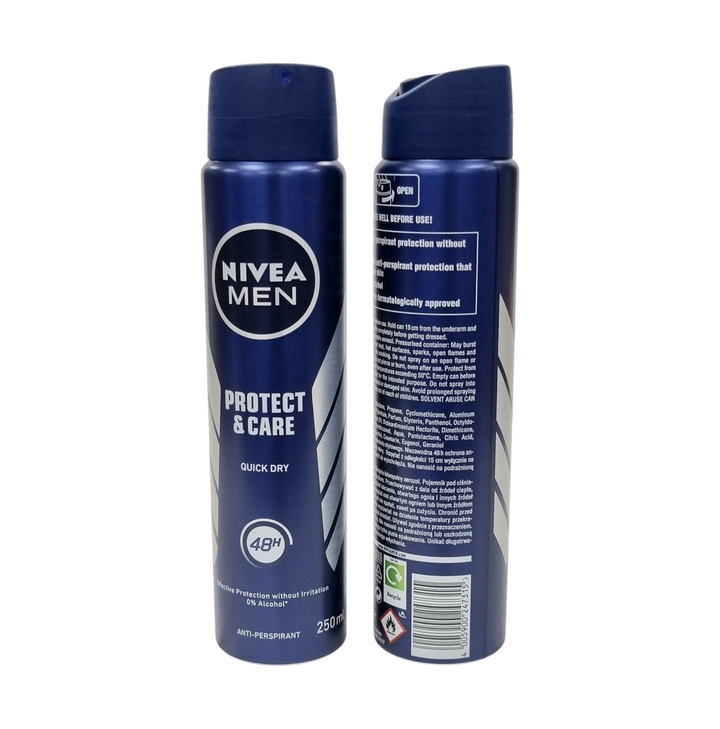 Nivea Men Body Spray Protect & Care 250ml
