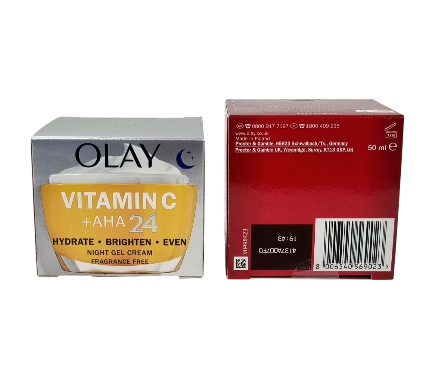 Olay Regenerist Vitamin C + Aha24 Night Gel Cream 50ml