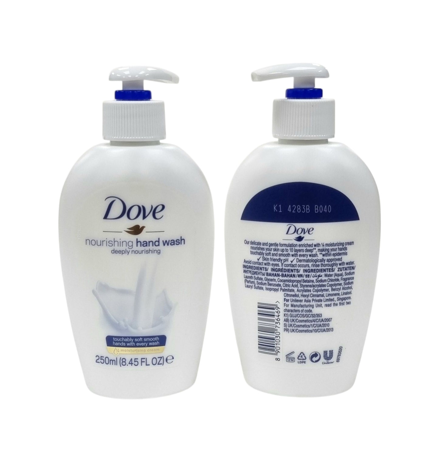 Dove Hand Wash Nourishing Deeply Nourishing 250ml
