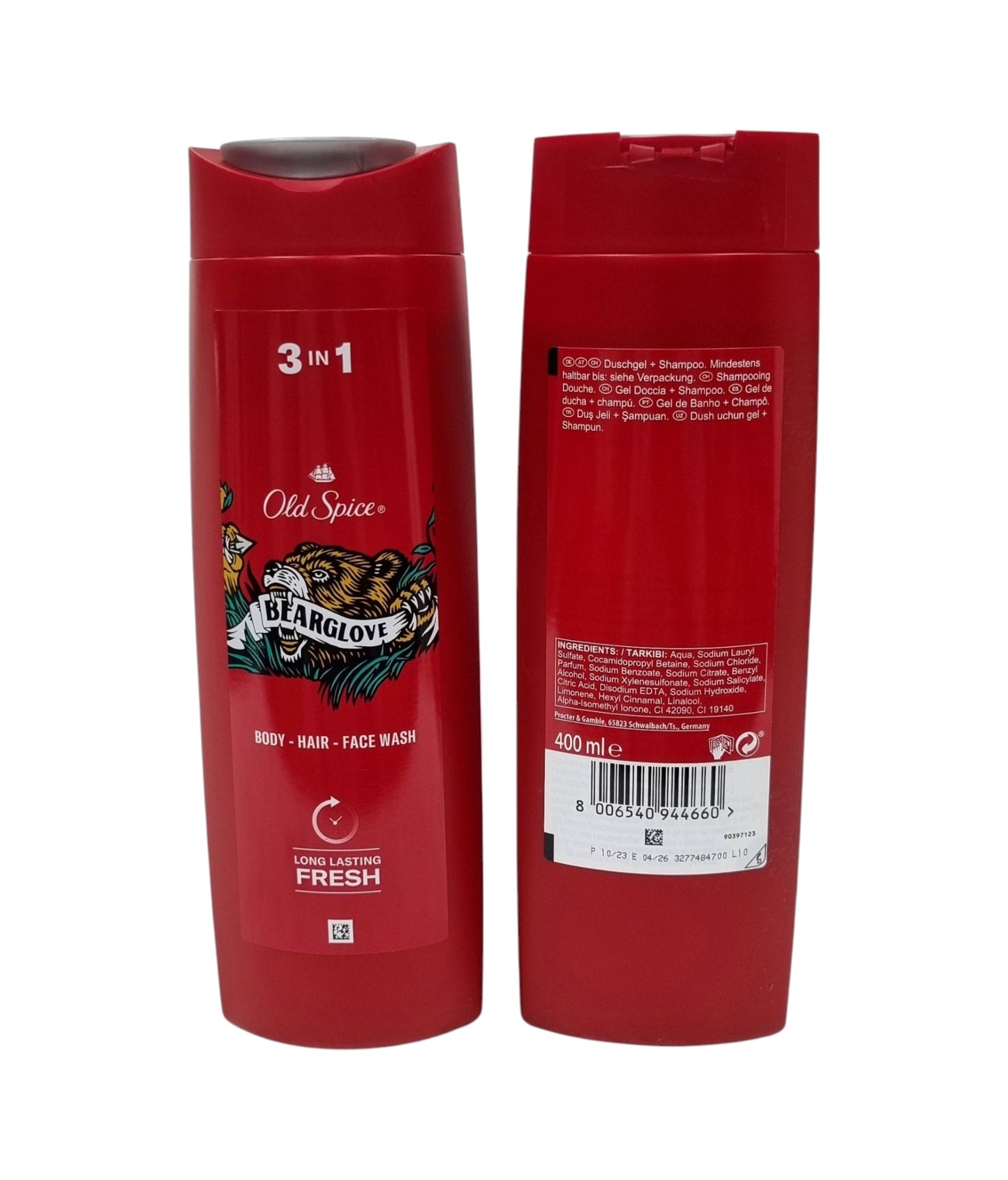 Old Spice Bearglove 3in1 (Body-Hair-Face Wash) 400ml