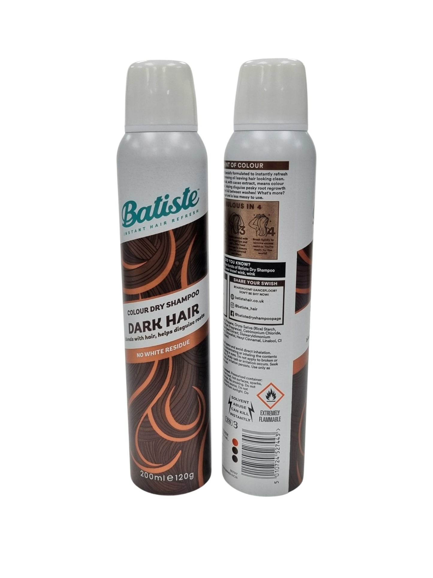 Batiste Dry Shampoo Dark Hair 200ml