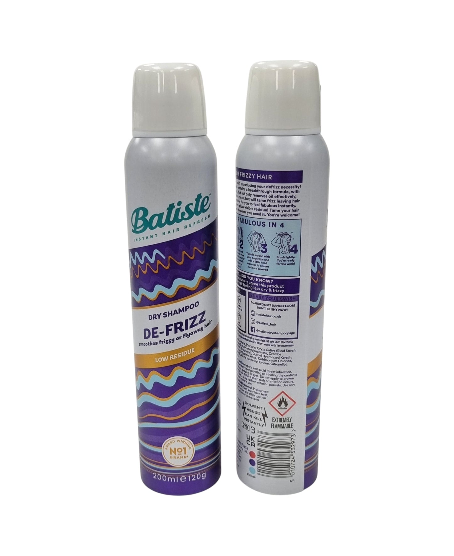 Batiste Dry Shampoo DE FRIZZ 200ml