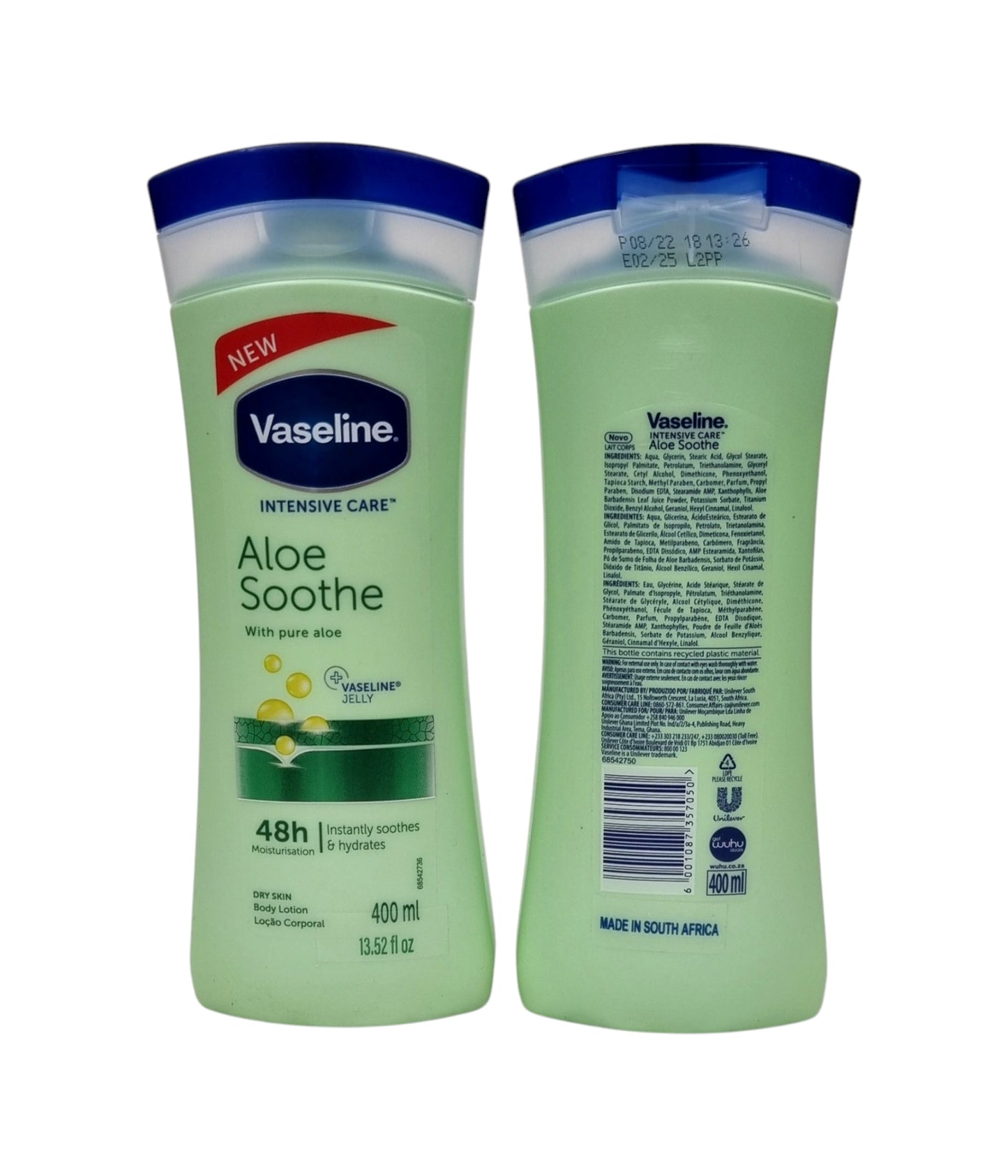 Vaseline Intensive Body Lotion Aloe Soothe 400ml
