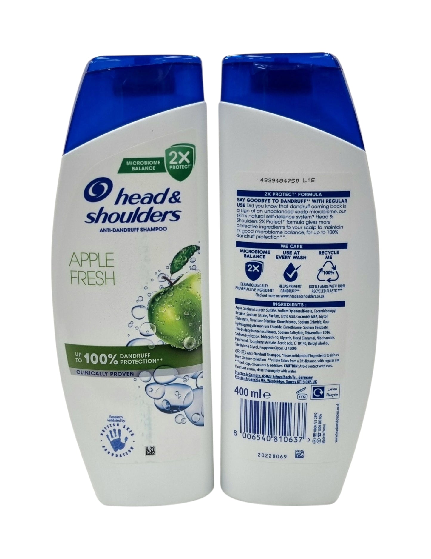 Head & Shoulders Apple Fresh Shampoo 400ml