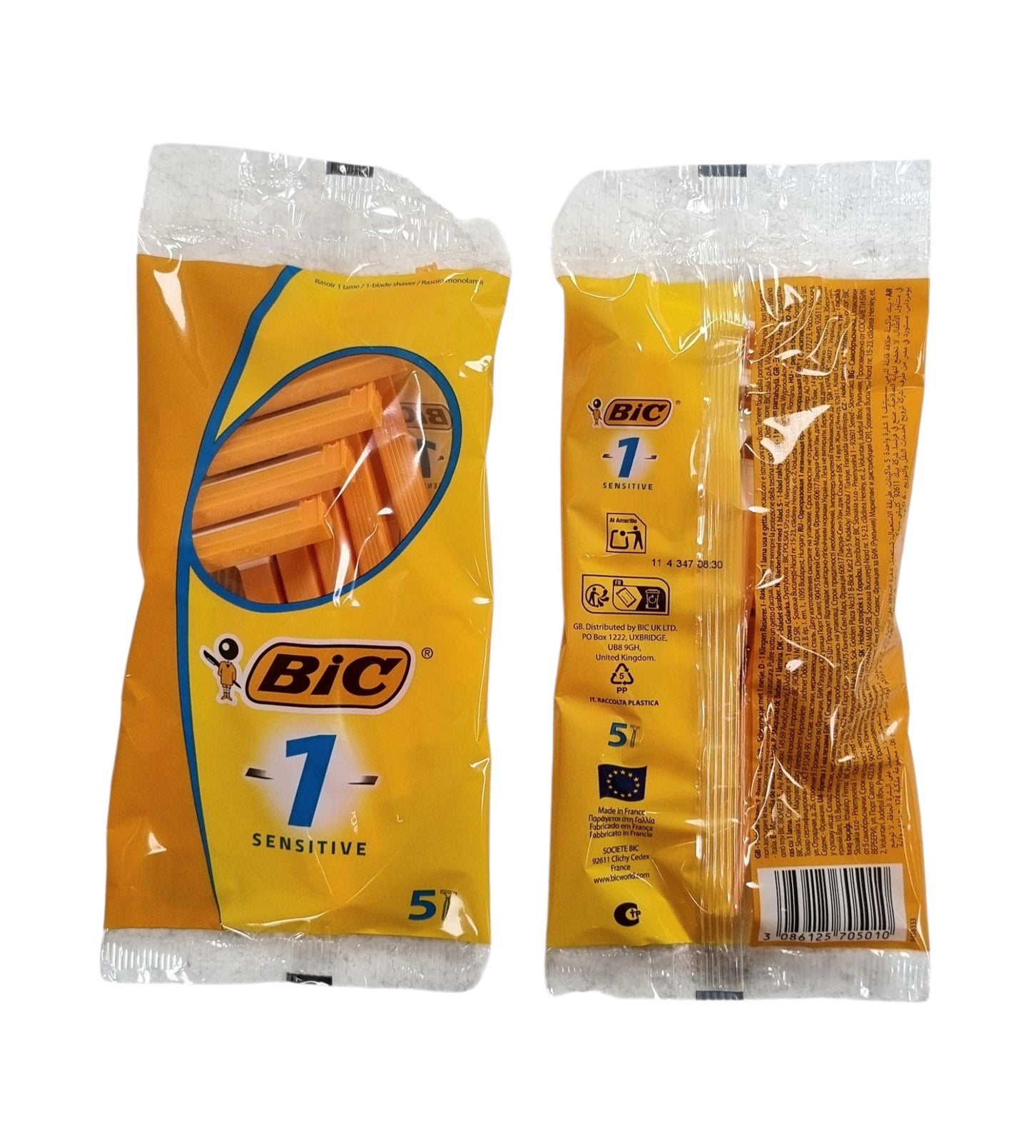 BIC 1 Sensitive Disposable Razors 5ct