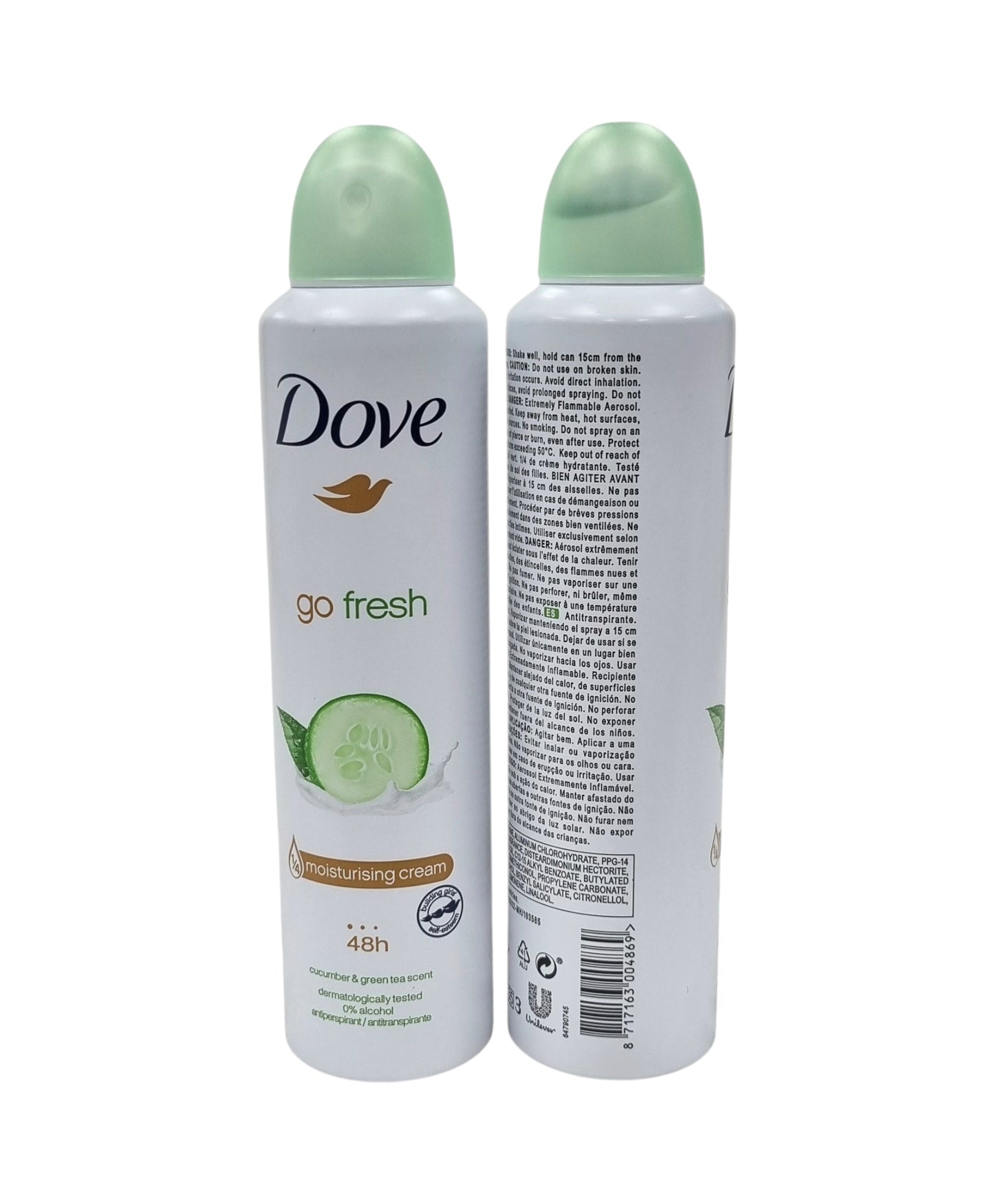 Dove Body Spray Cucumber & Green Tea250ml