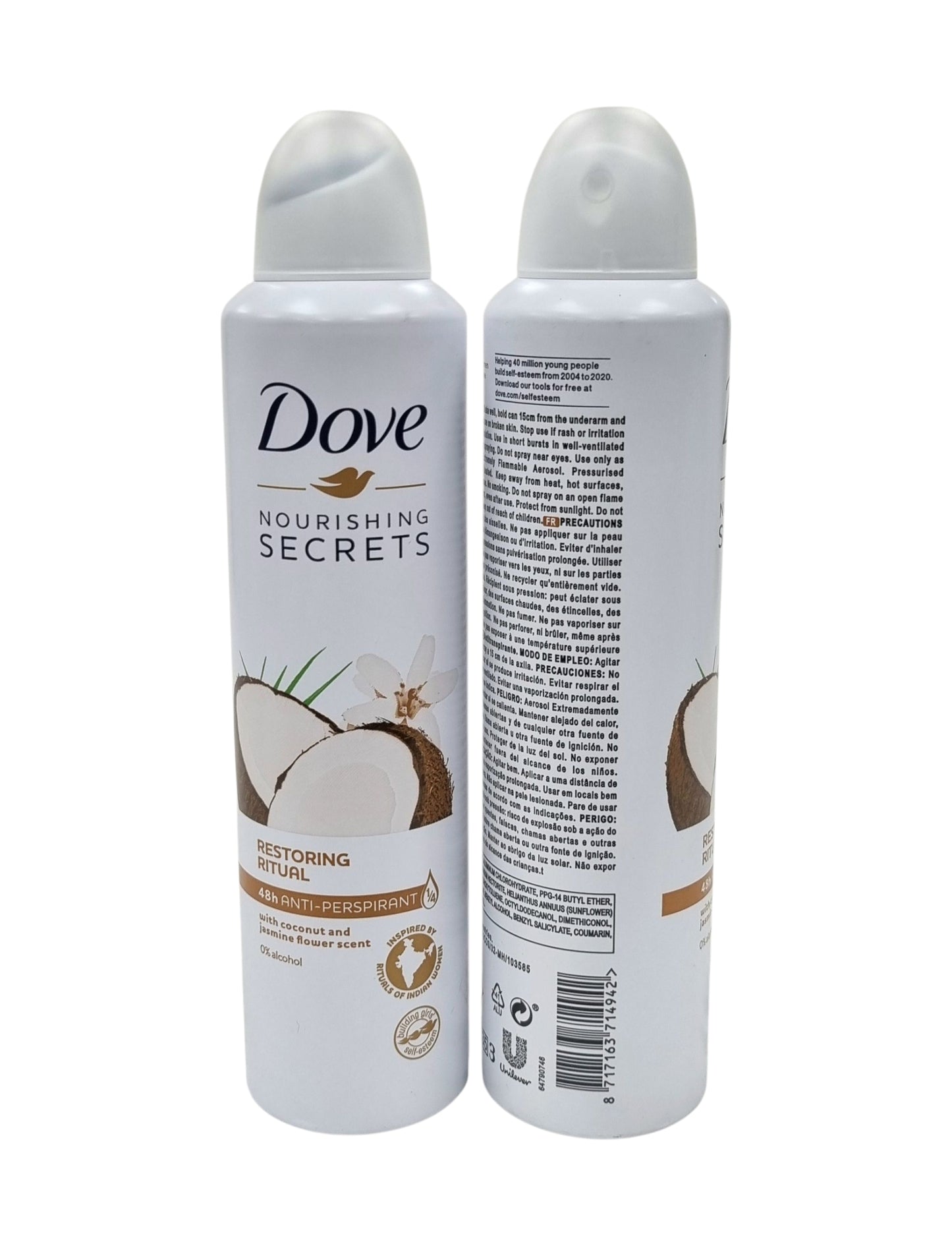 Dove Body Spray Coconut & Jasmine250ml