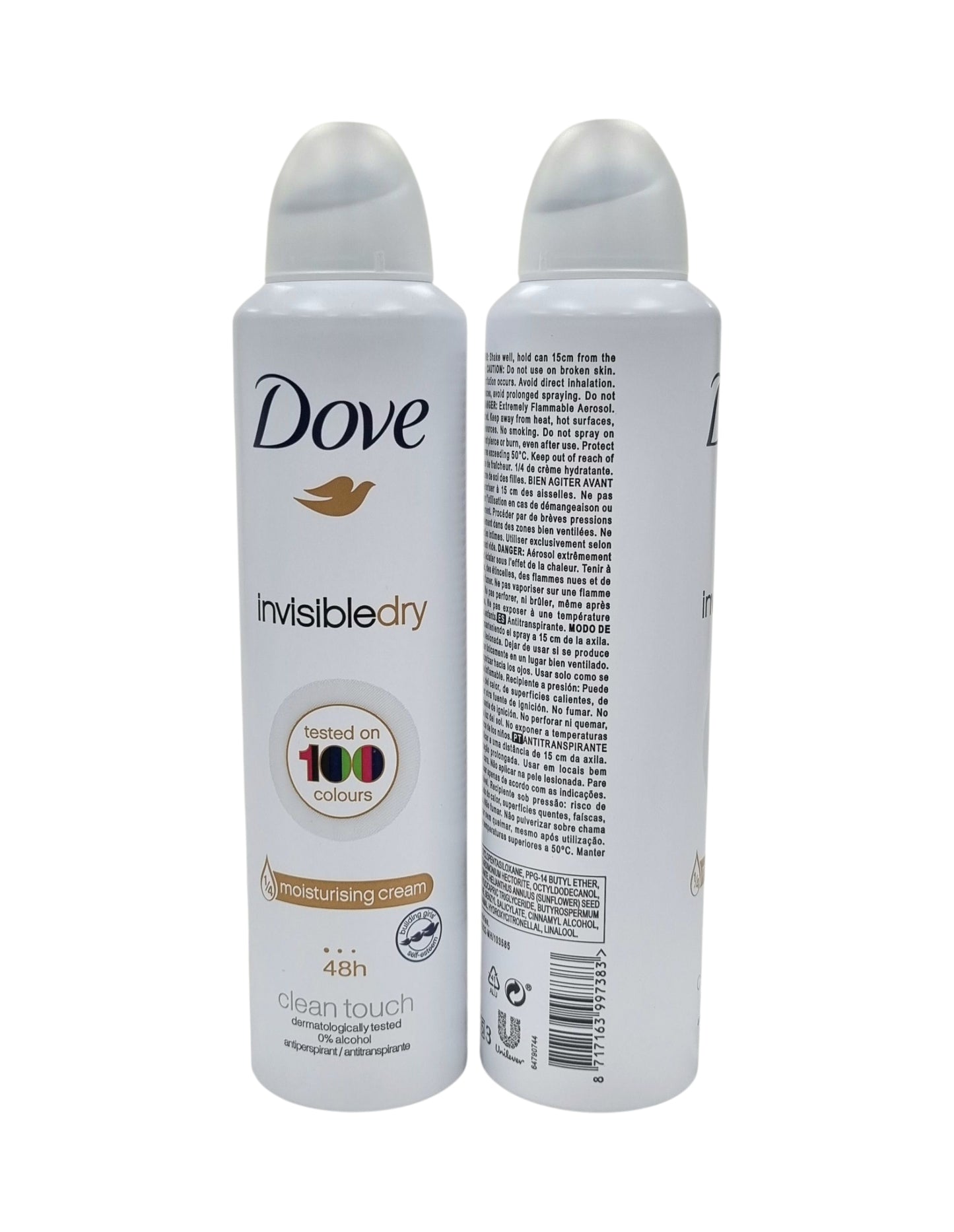 Dove Body Spray Invisible Dry 250ml