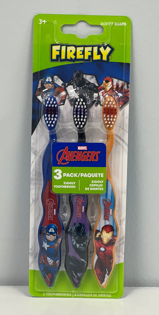 Firefly Toothbrushes 3PK, Marvel Avengers