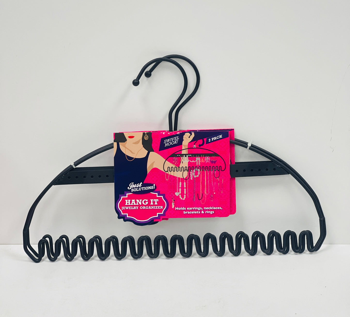 Just Solutions Hang It Jewelry Organizer 2pk