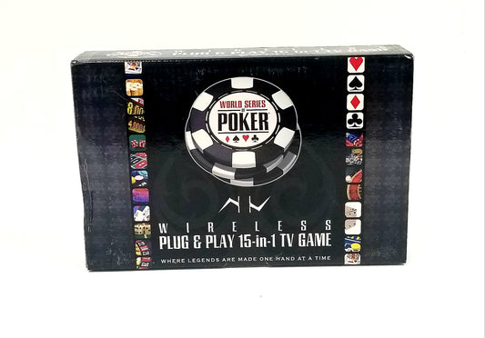 World Series Of Poker Wireless Plug and Play 15-in-1 TV Game