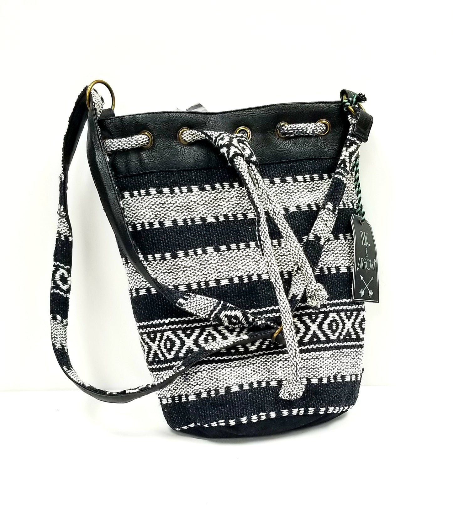 Twig & Arrow Handbag Black & White