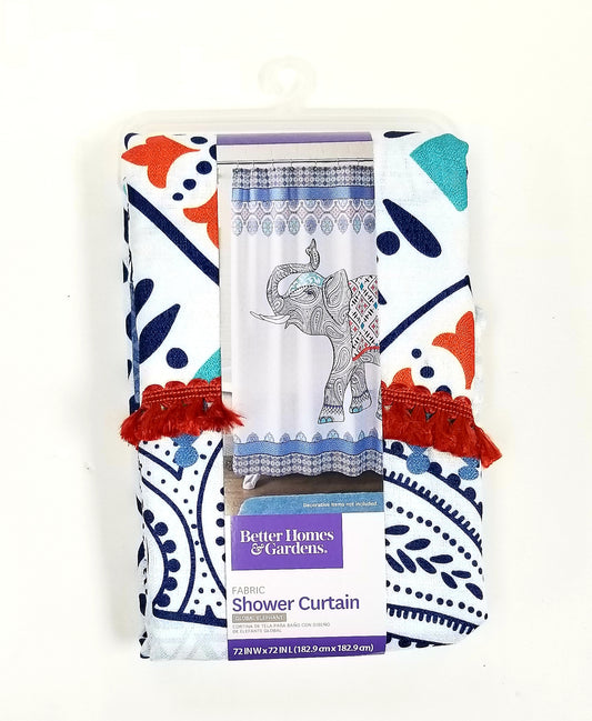 Fabric Shower Curtain 72in W x 72in L