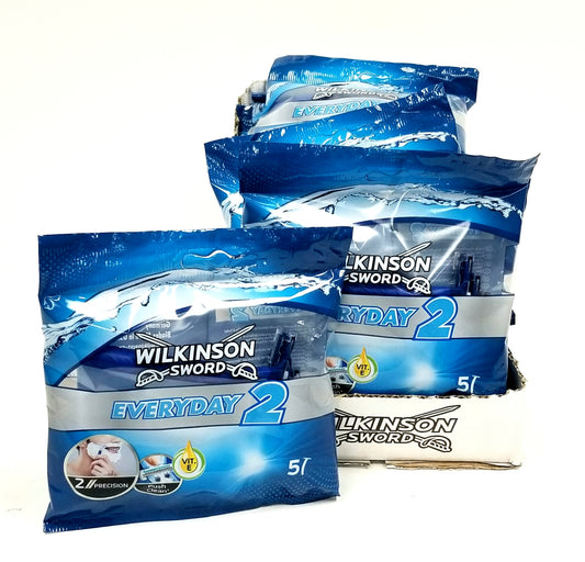 Wilkinson Sword Everyday 2 Men Disposable Razors 5pcs