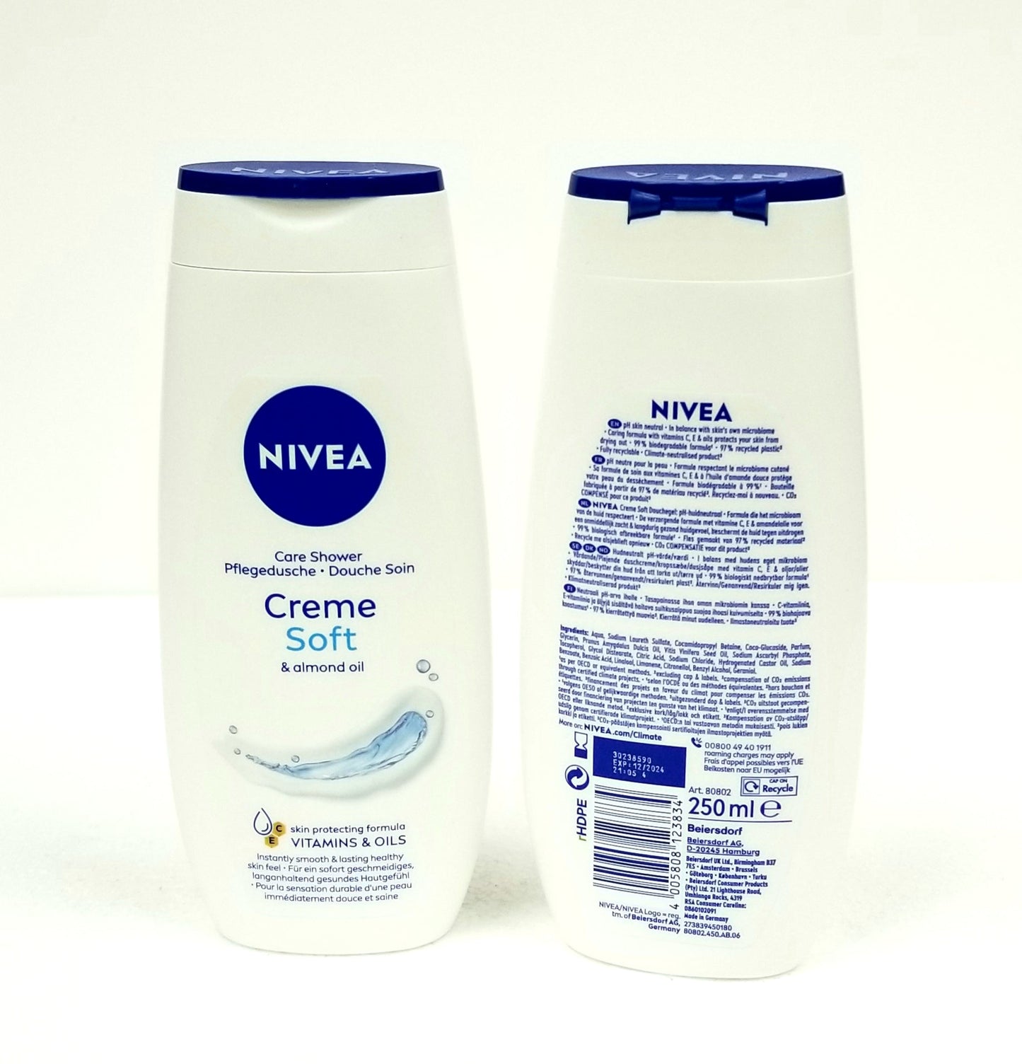 Nivea Shower Gel Creme Soft & Almond Oil 250 ml