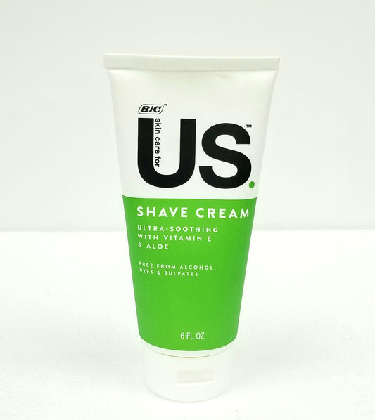 BIC Skin Care For Us Shave Cream 6fl oz