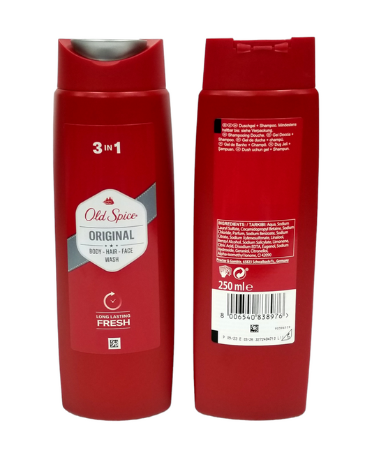 Old Spice Body Wash Original 3 in 1 250ml.