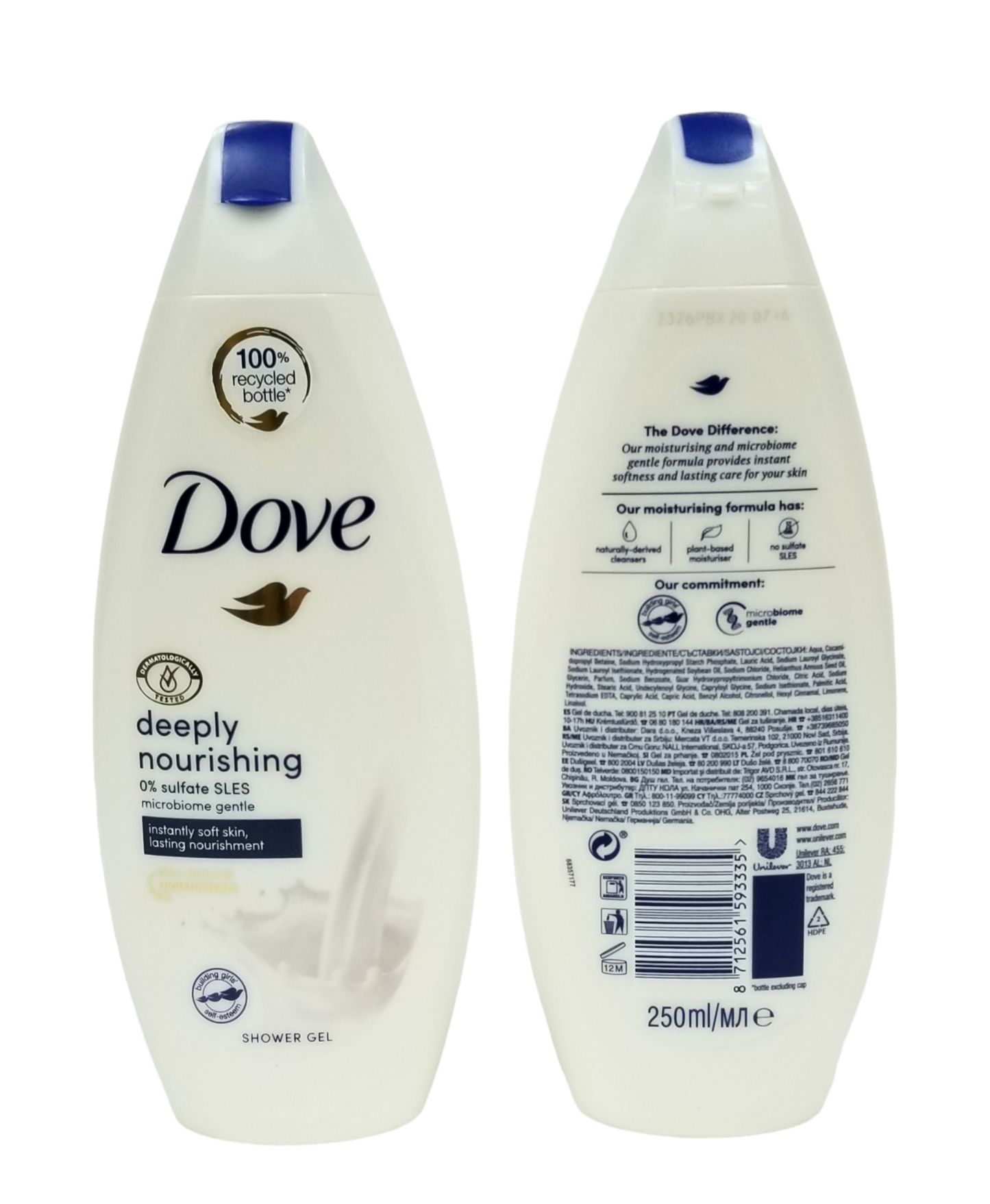 Dove Body Wash Deeply Nourishing 250ml