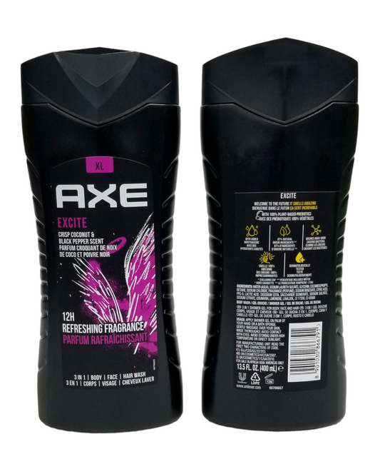 AXE Shower Gel Excite 3 in 1 XL 400ml