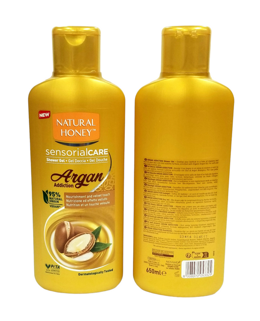 Natural Honey Shower Gel Argan Addition 650ml