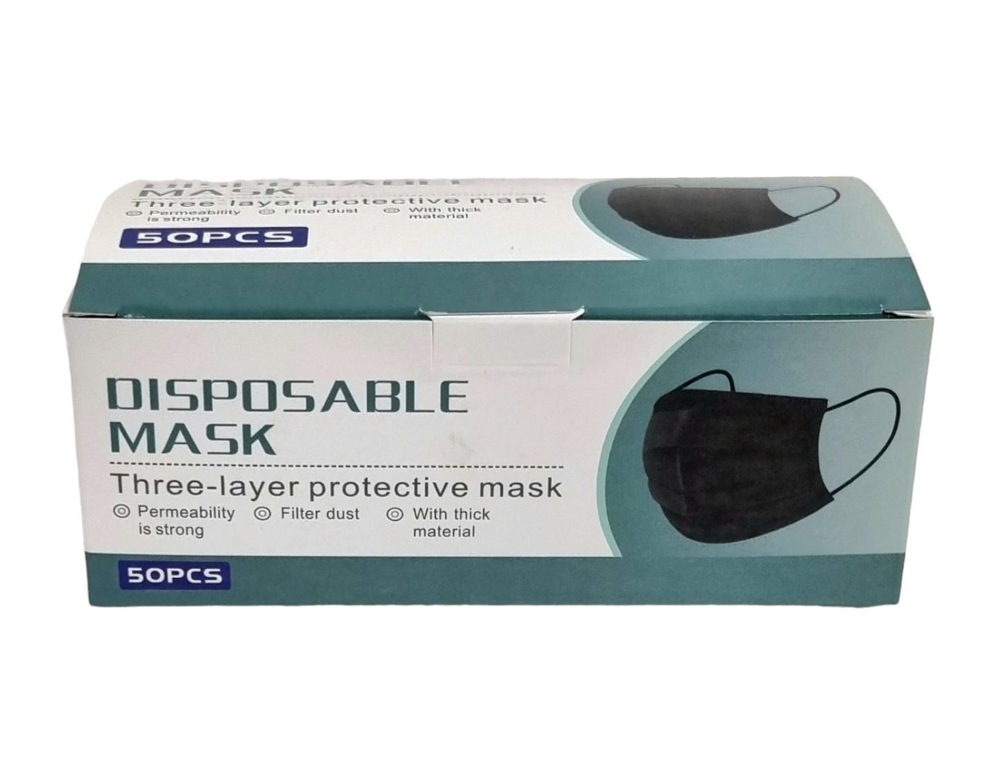 Disposable Mask Black 50ct