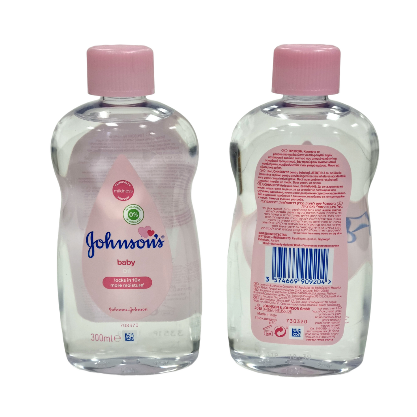 Johnsons Baby Oil 300ml
