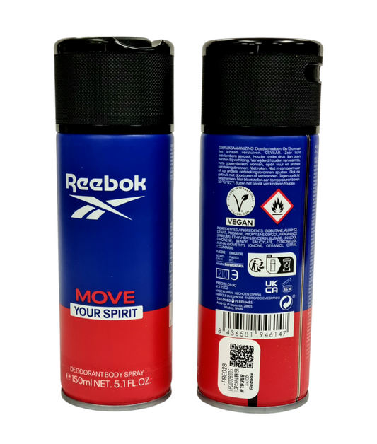 Reebok Body Spray Move Your Spirit Men 150ml