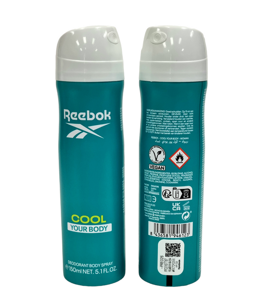 Reebok Body Spray Cool Your Body Women 150ml