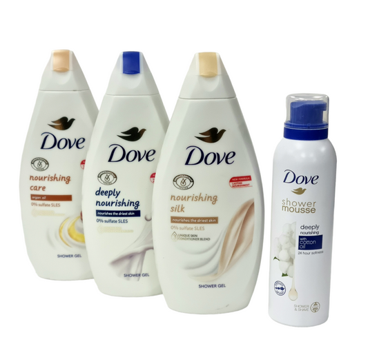 Dove Shower Gel & Shower Mousse Asst