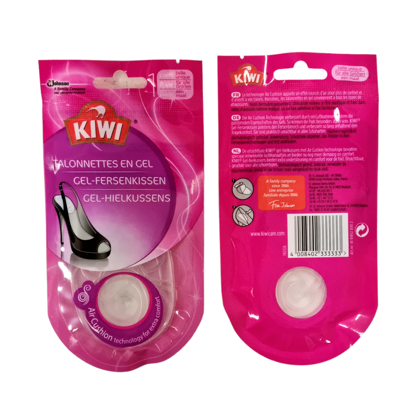 Kiwi Shoe Insoles Gel Heel Pad
