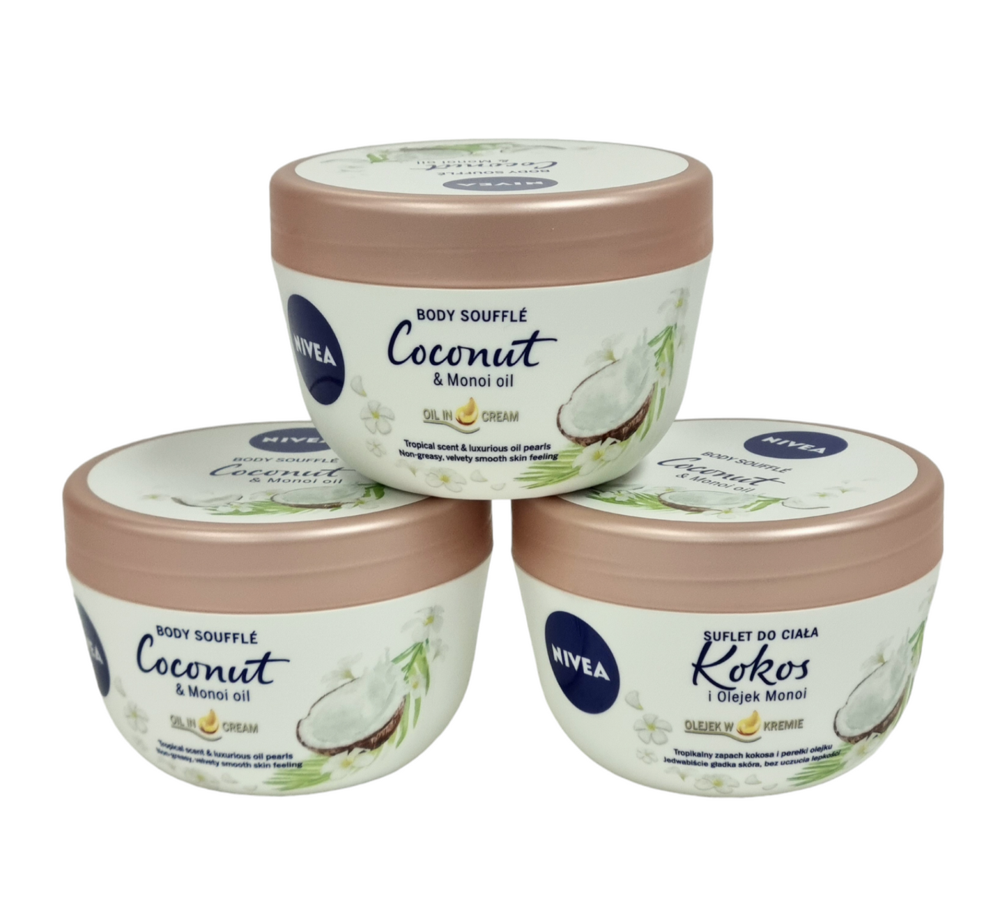 Nivea Body Souffle Coconut & Monoi Oil Jar 200ml