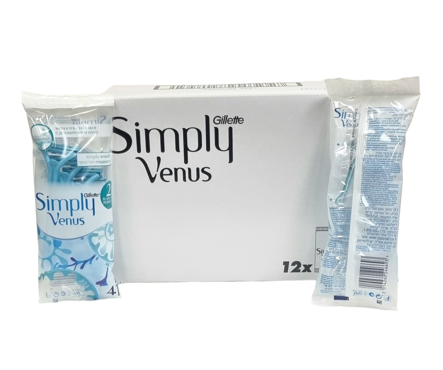 Gillette Simply Venus Basic Razor 4pk